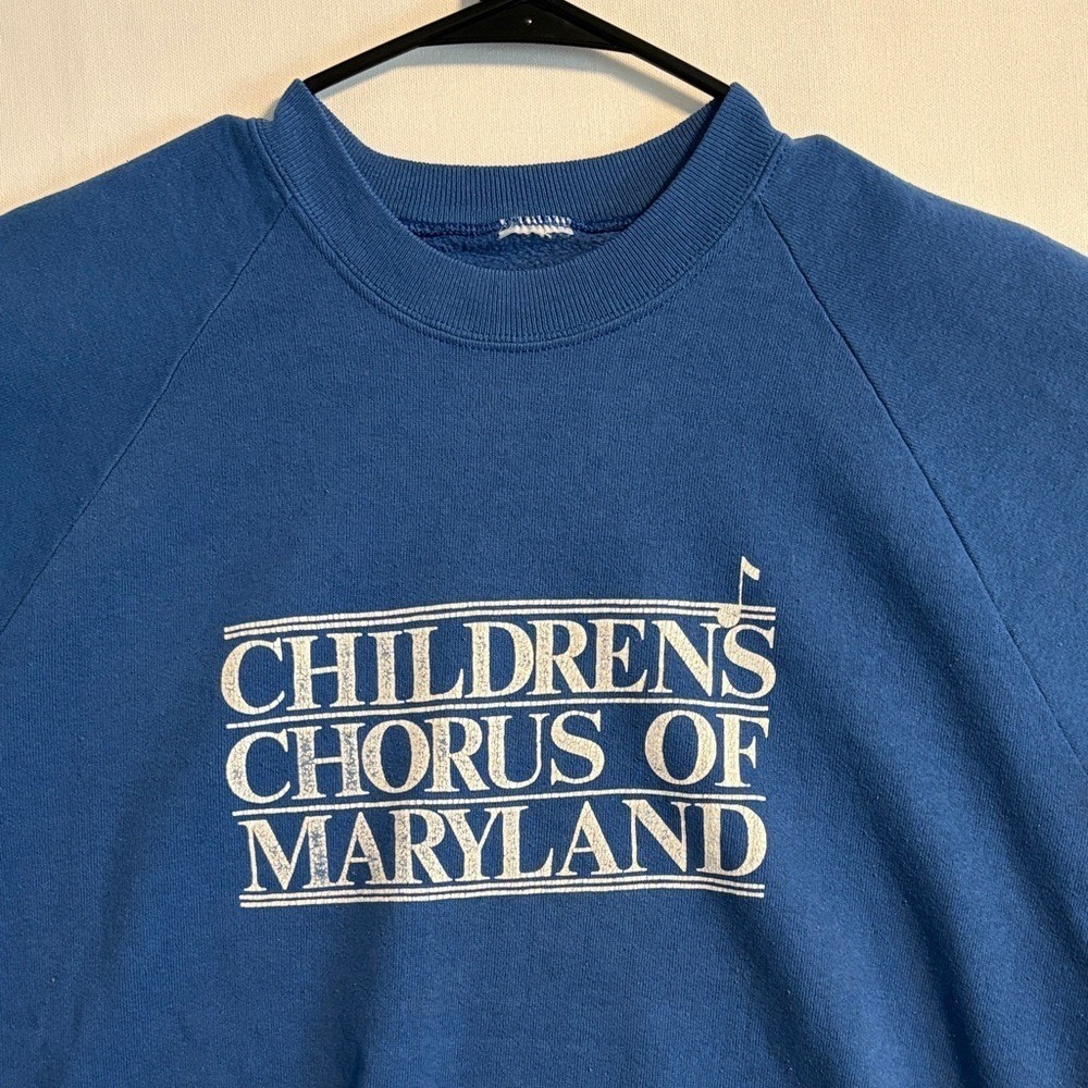 Vintage Maryland Chorus sweatshirt Blue No‎ tags approx size M to L